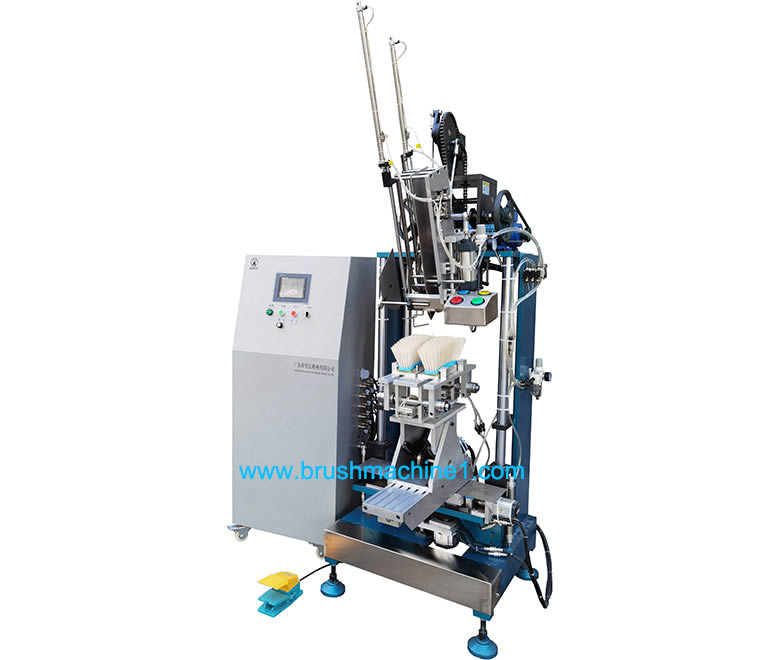 broom filling macine, 4-axis plastic broom filling machines