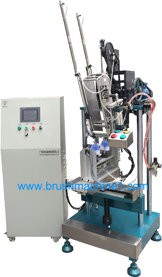 万兴达数控四轴球形刷菠萝头马桶刷植毛机配侧工作台WXD-4A009