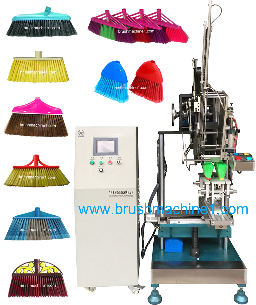 Automatica 5 Axis Brush Brush Tufting Machine, 2 Drilling 1 Tufting Plastic  Broom Making Machine For Make Brooms Brush