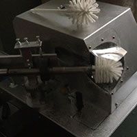 spherical toilet brush trimming machine