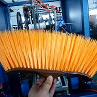 fan-shaped broom making machine