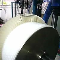 making big white roller brushes