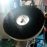 disk brush making machine