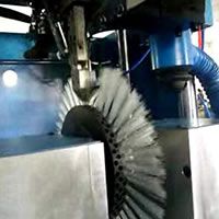 2-Axis 2-Head Disk Brush Machine